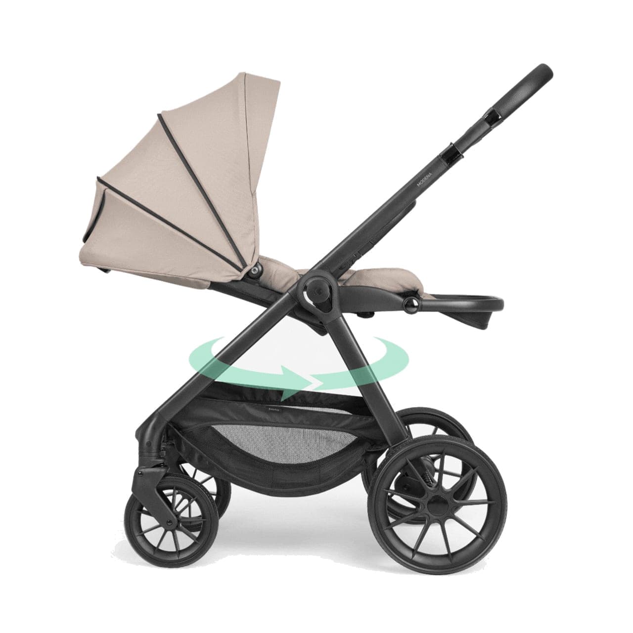 עגלת תינוק Modena 2 3IN1 בז׳ - תמונה 7