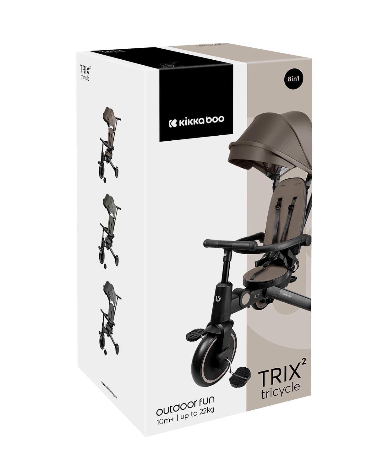 מפרט מידות מלא לתלת אופן 8 ב־1 - Trix 2