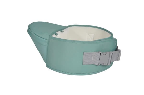 יחידת מושב הירך (Hip Seat) של המנשא בצבע מנטה, נראית מזווית צדדית.